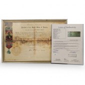 ABRAHAM LINCOLN SIGNED NEW YOR