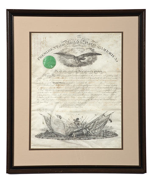 Abraham Lincoln Signed Presidential