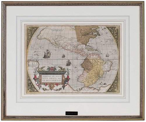 ABRAHAM ORTELIUS - 16TH CENTURY MAP