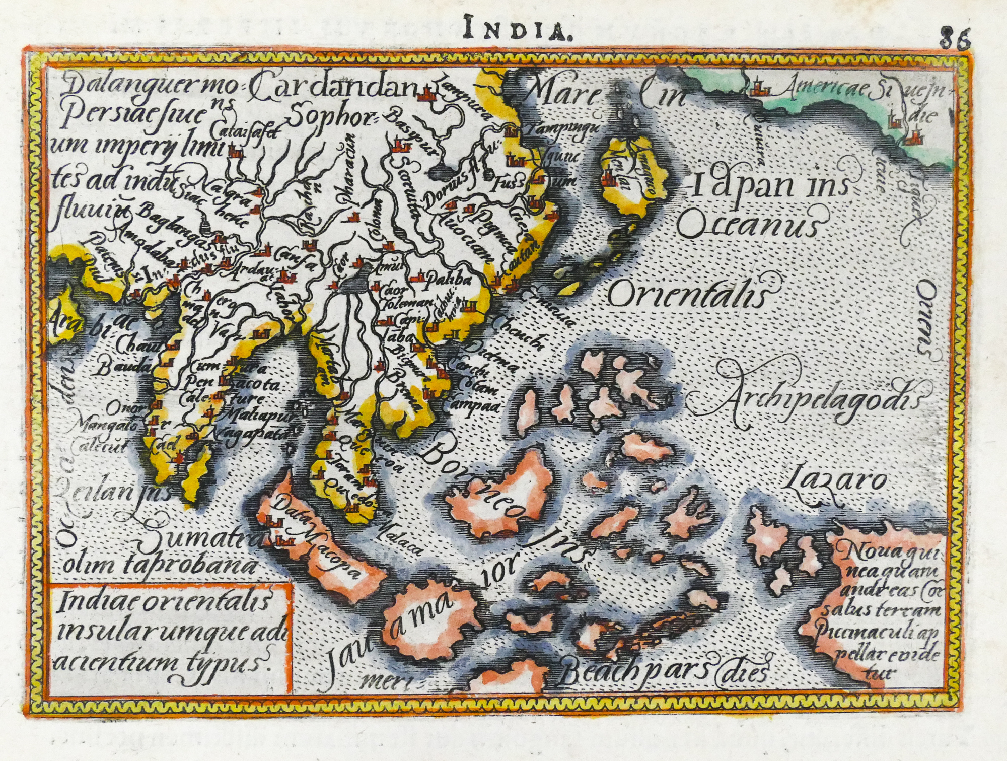 Abraham Ortelius 'Indiae Orientalis