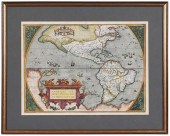 ABRAHAM ORTELIUS - MAP OF THE