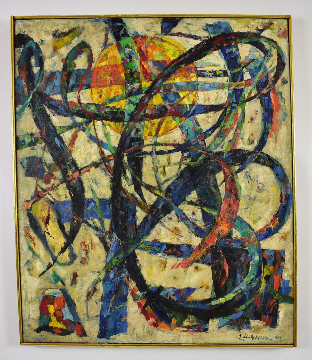 ABRAHAM RATTNER (AMERICAN.