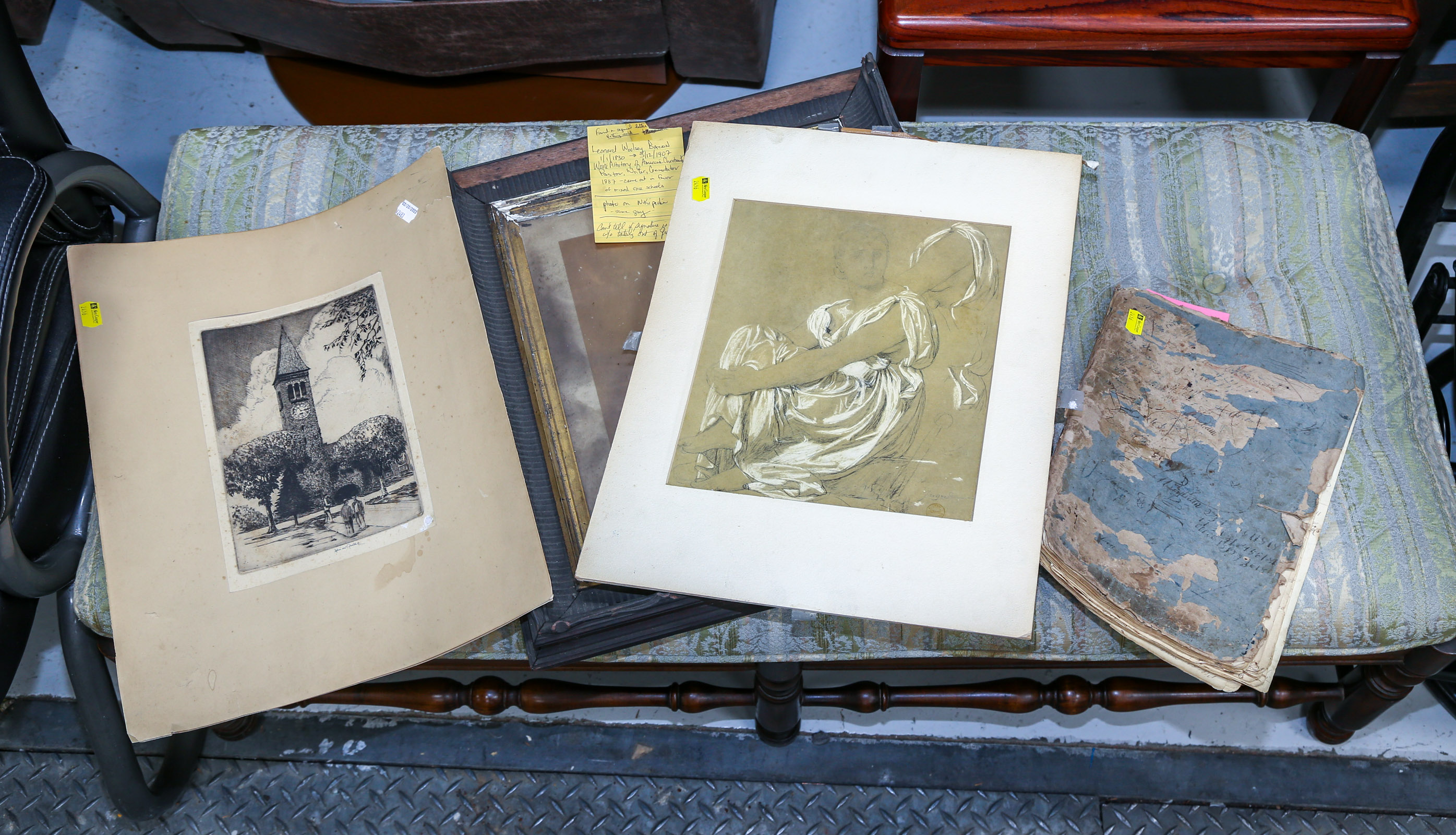 ABRAHAM STINE COPY BOOK,
