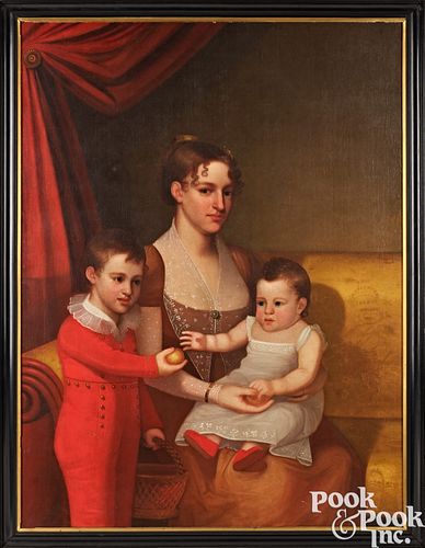 ABRAHAM TUTHILL, OIL ON CANVAS