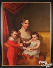 ABRAHAM TUTHILL, OIL ON CANVAS
