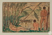ABRAHAM WALKOWITZ 1878-1965 BE