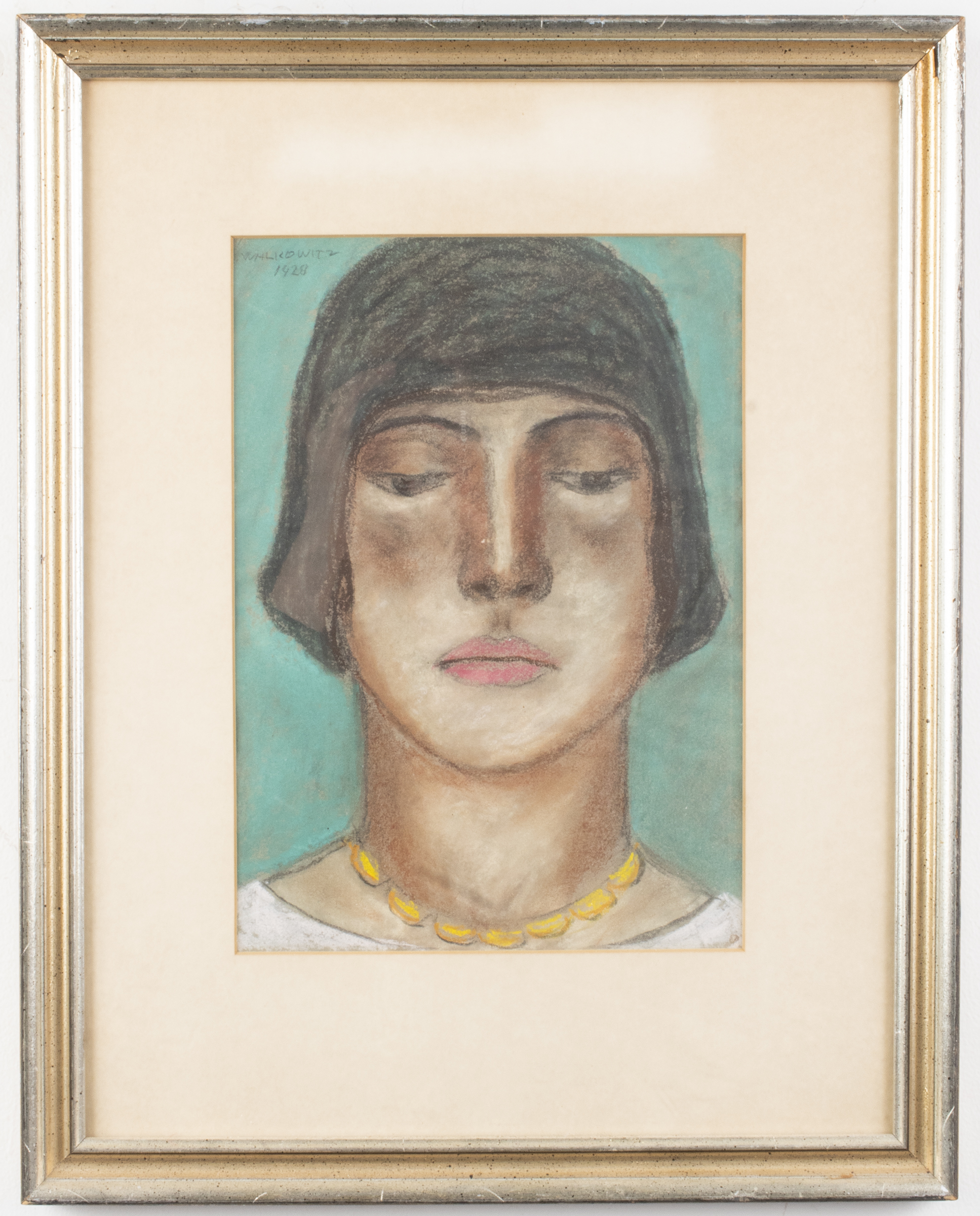 ABRAHAM WALKOWITZ PASTEL PORTRAIT