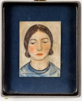 ABRAHAM WALKOWITZ PORTRAIT OF