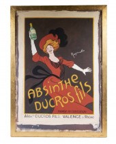 ABSINTHE ADVERTISING SIGN Adve