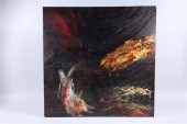 Abstract acrylic ang glossy re