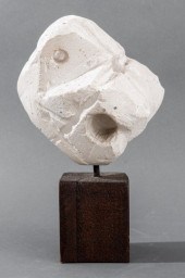 ABSTRACT CARVED PLASTER SCULPT