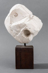 ABSTRACT CARVED PLASTER SCULPT