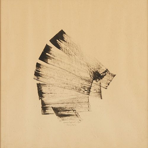ABSTRACT CHINESE INK BRUSH PAINTING