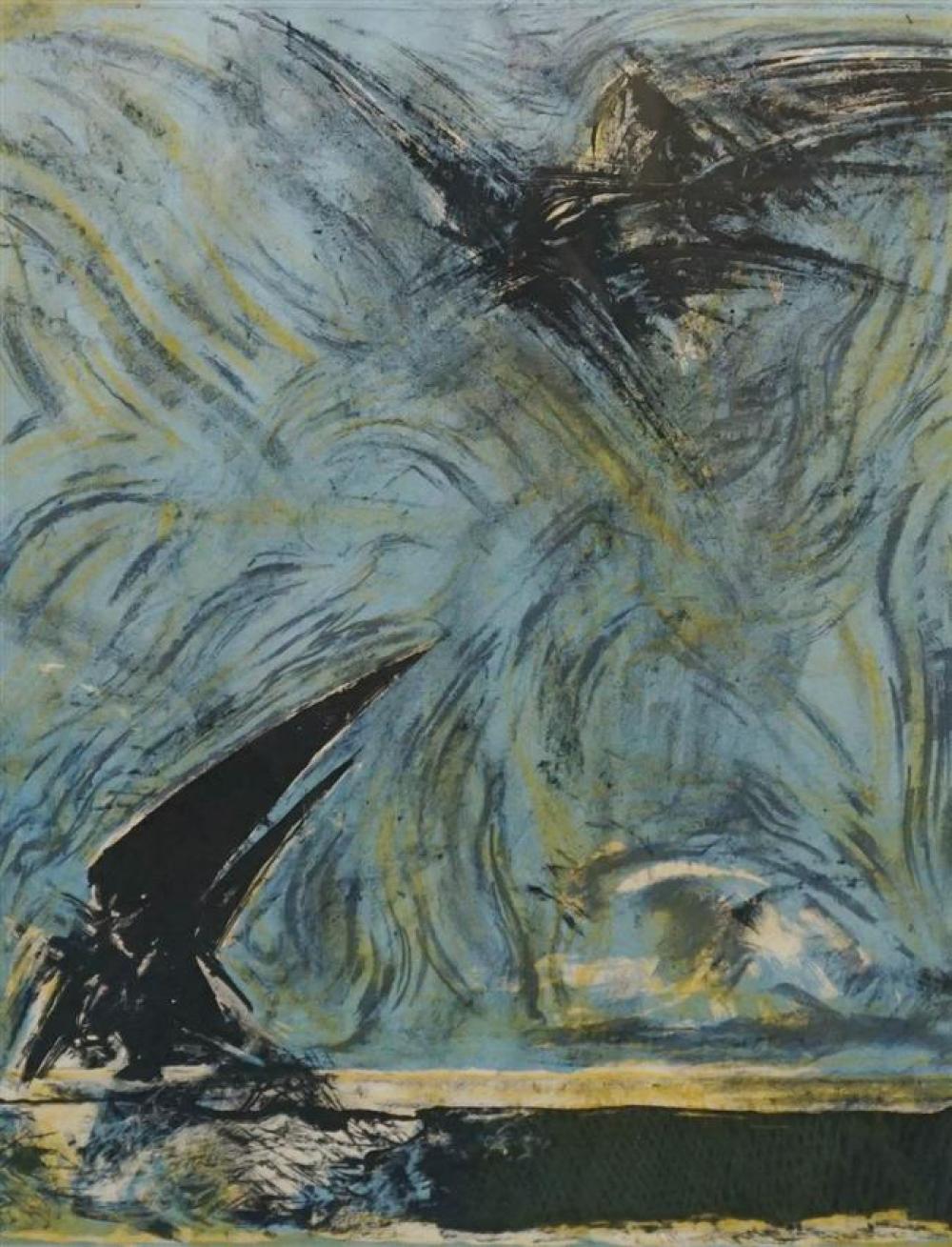 ABSTRACT, COLOR LITHOGRAPH,