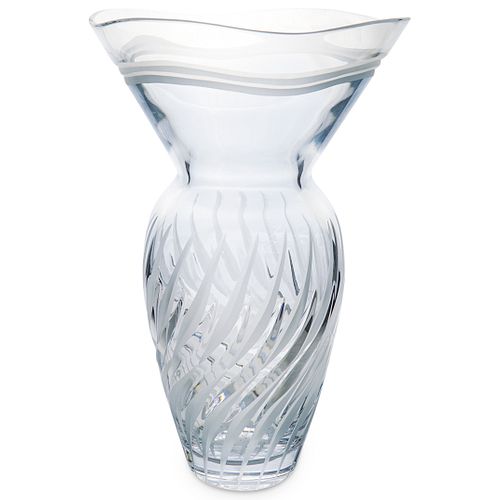 ABSTRACT CRYSTAL VASEDESCRIPTION: A