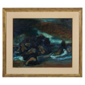 ABSTRACT EXPRESSIONIST BEACH S