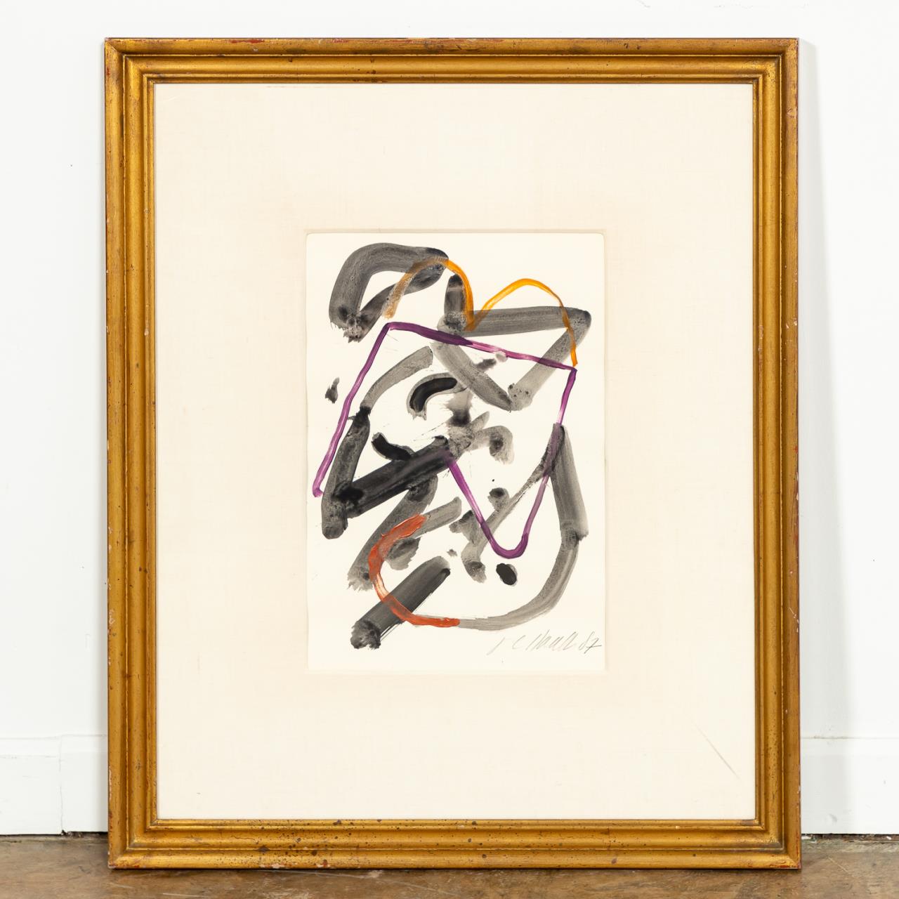 ABSTRACT EXPRESSIONIST MIXED MEDIA,