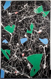 ABSTRACT EXPRESSIONIST OIL ON