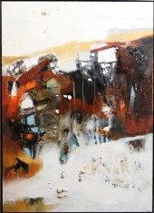 ABSTRACT EXPRESSIONIST OIL ON