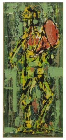 ABSTRACT FIGURE PAINTING SIGNED