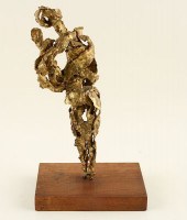 ABSTRACT GILT METAL FIGURAL SC