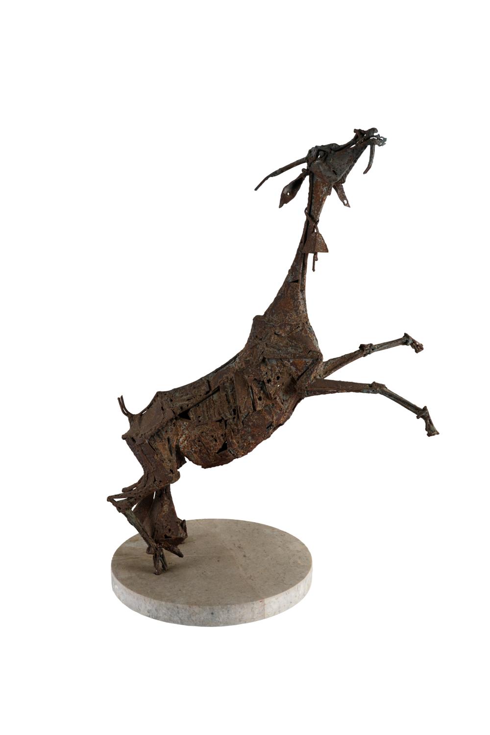 ABSTRACT GOAT FIGUREiron, on a