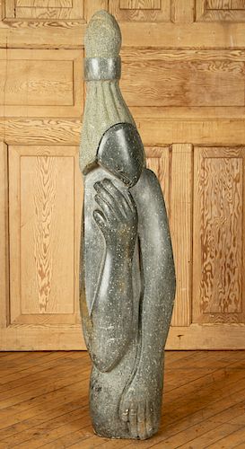 ABSTRACT GRANITE GARDEN SCULPTURE