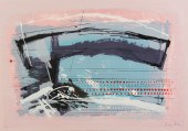 ABSTRACT LITHOGRAPH, CALMAN SH