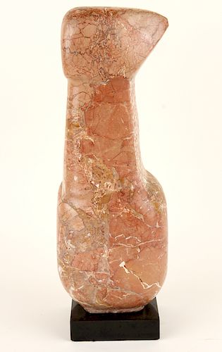 ABSTRACT MARBLE SCULPTURE OF A