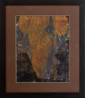 ABSTRACT MODERNIST INK MONOTYP