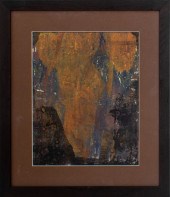 ABSTRACT MODERNIST INK MONOTYP