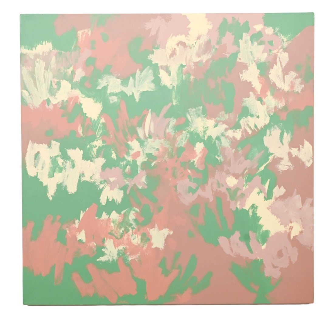 ABSTRACT MURAL SIZE ACRYLIC