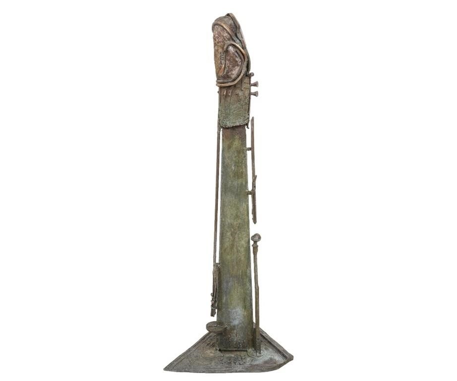 Abstract obelisk sculpture