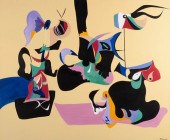 ABSTRACT OIL AFTER ARSHILE GOR
