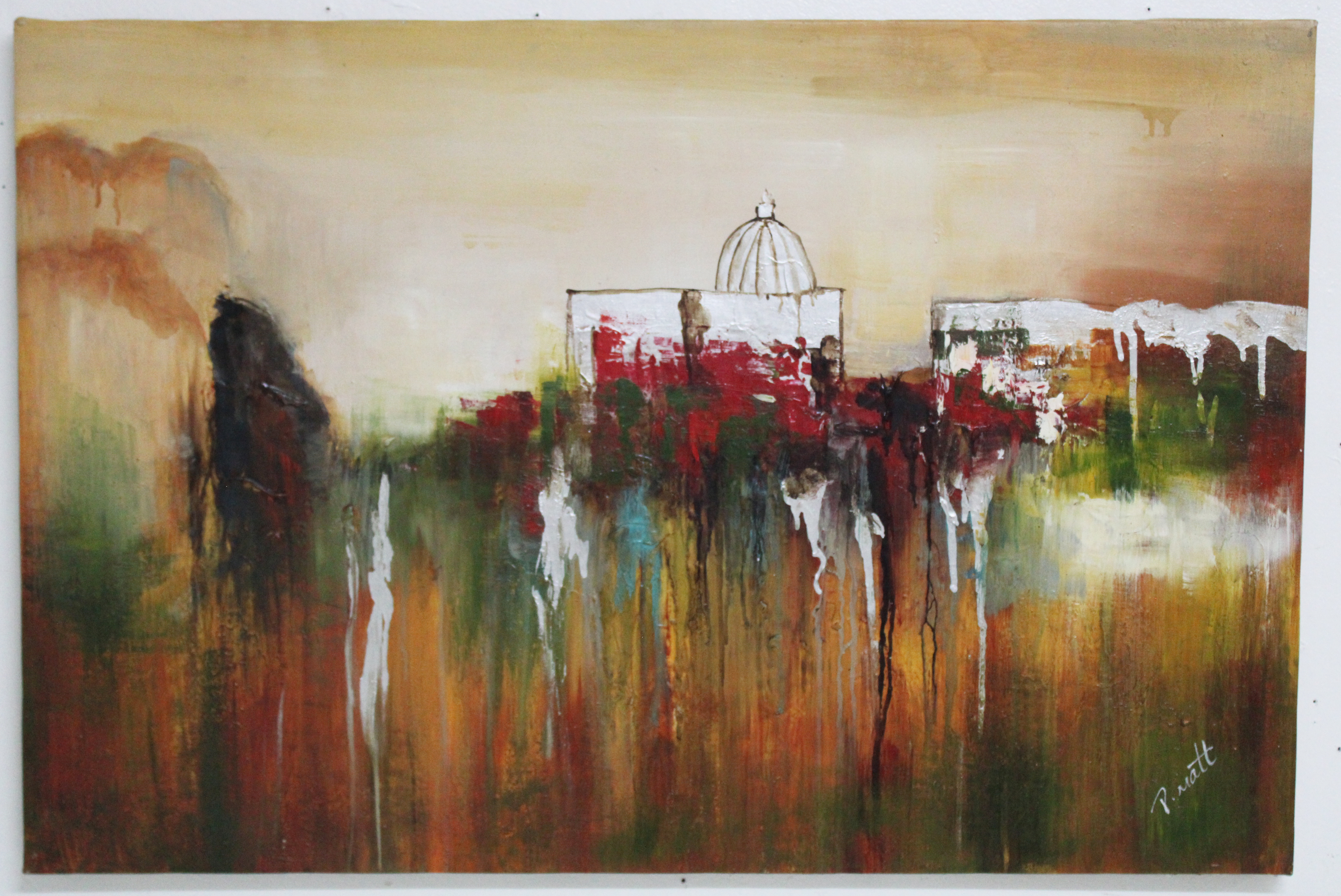 ABSTRACT OIL PAINTING Abstract