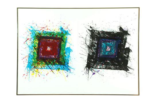 ABSTRACT PRINT BY SAM FRANCIS
