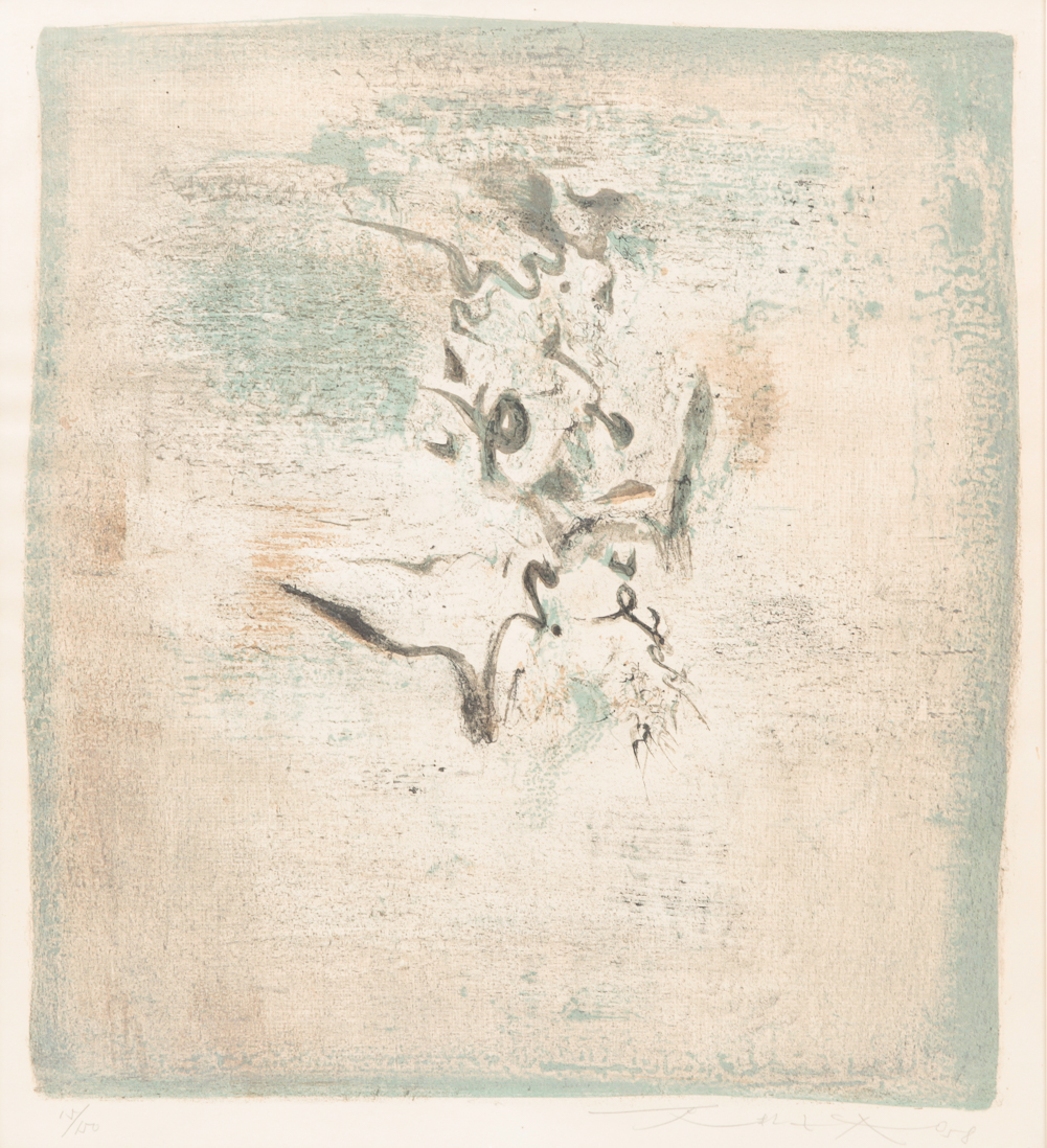 ABSTRACT PRINT, ZAO WOU-KI.