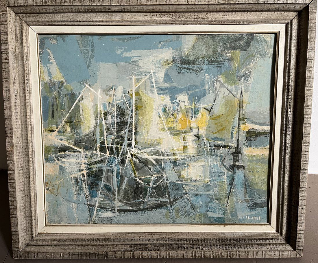 ABSTRACT SAILBOATS, MAXINE
