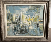 ABSTRACT SAILBOATS, MAXINE SHA