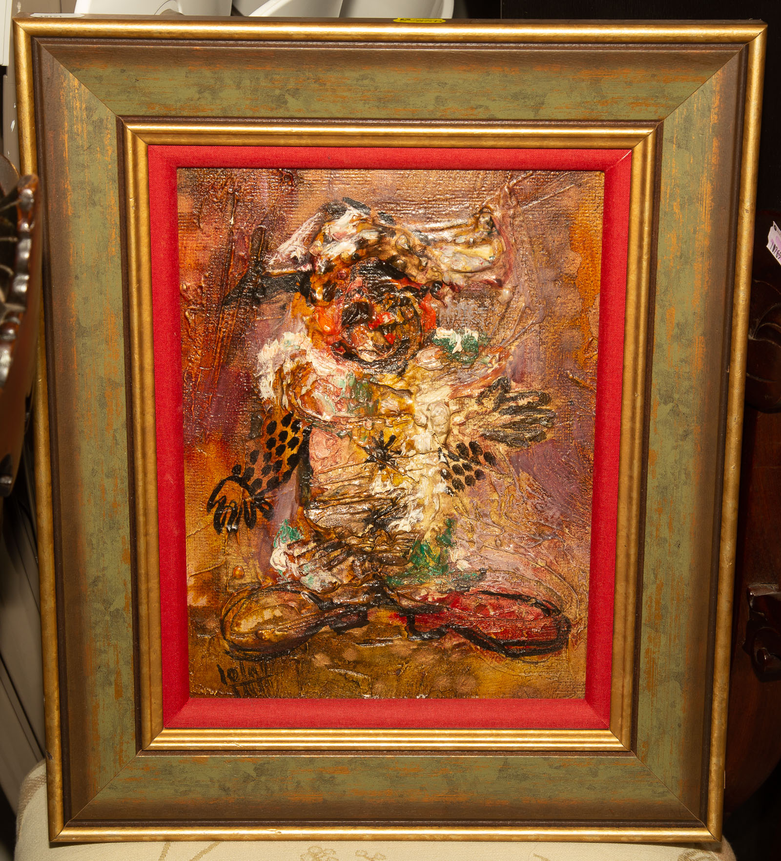ABSTRACT THREE DIMENSIONAL CLOWN,