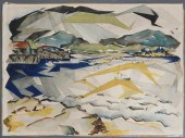 ABSTRACT VIEW OF BOATS IN HARB