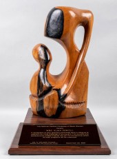 ABSTRACT WOOD SCULPTURE HONORI
