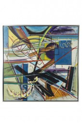ABSTRACToil on canvas unsigned