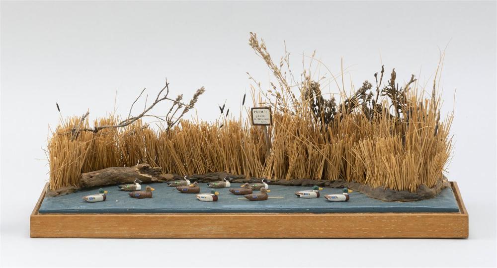 A.C. GOULD WATERFOWL DIORAMA 20TH