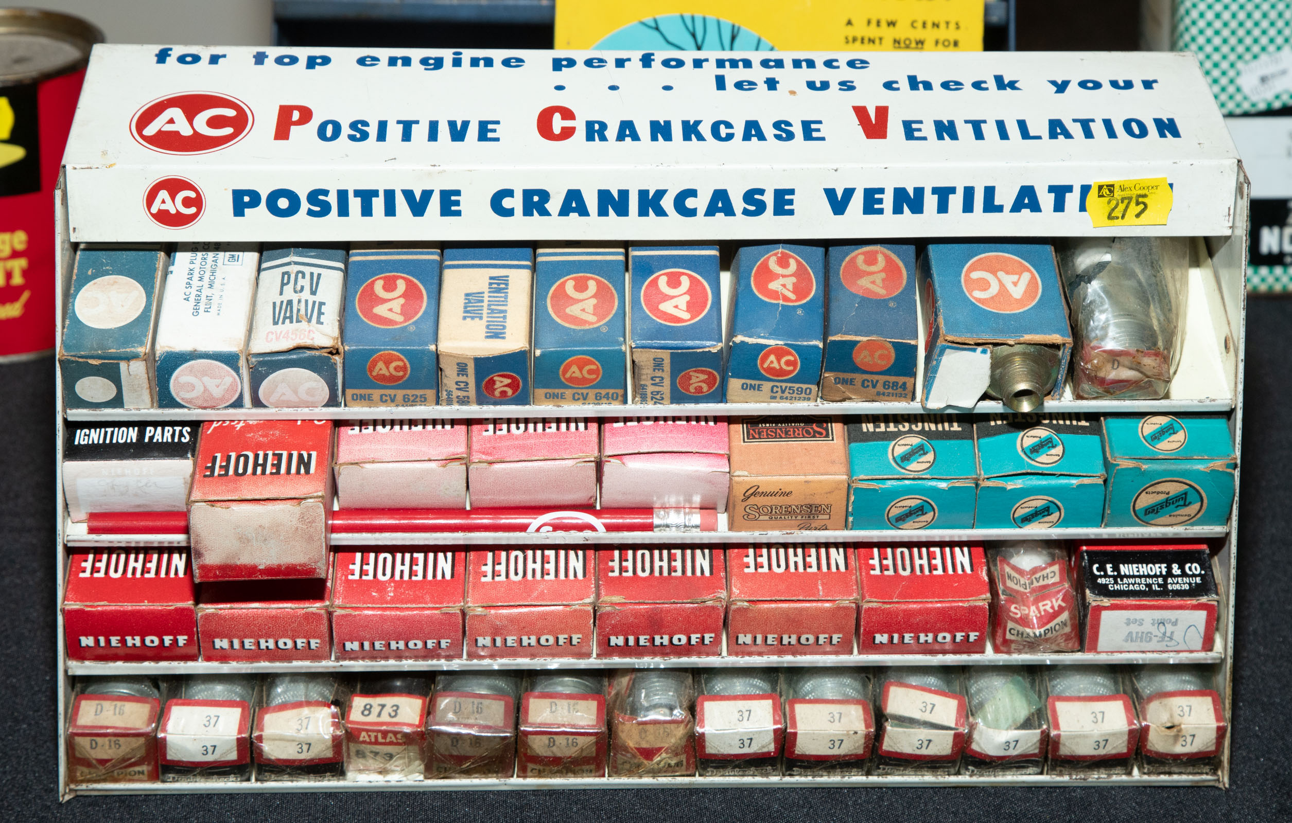 AC SPARK PLUG COUNTER DISPLAY