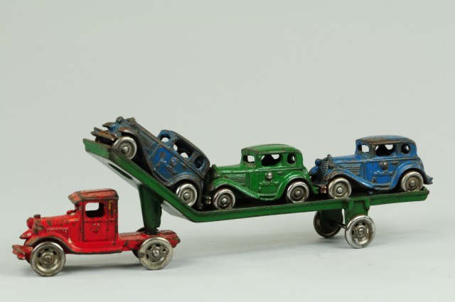 A.C. WILLIAMS CAR CARRIER Red
