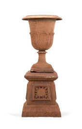 ACANTHUS CAST IRON GARDEN URN