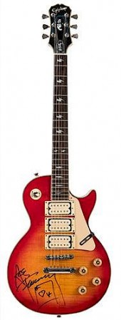 ACE FREHLEY SIGNED EPIPHONE "B