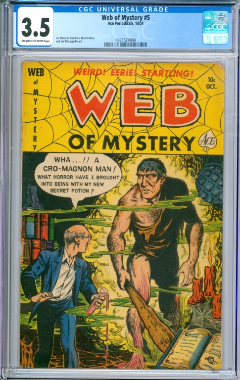 ACE PERIODICALS WEB OF MYSTERY #5
