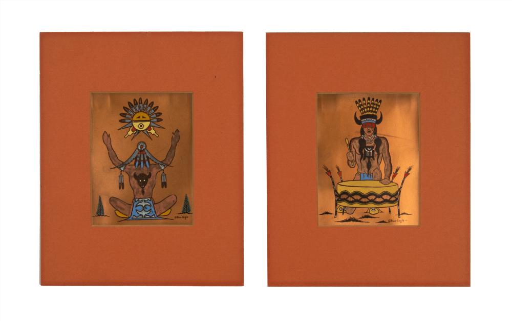 ACEE BLUE EAGLE, PAIR OF WORKS ON